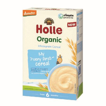 Gluten-free whole oat puree, 250 gr, Holle