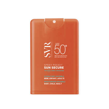 Pocket Spray SPF 50 Sun Secure, 20 ml, SVR