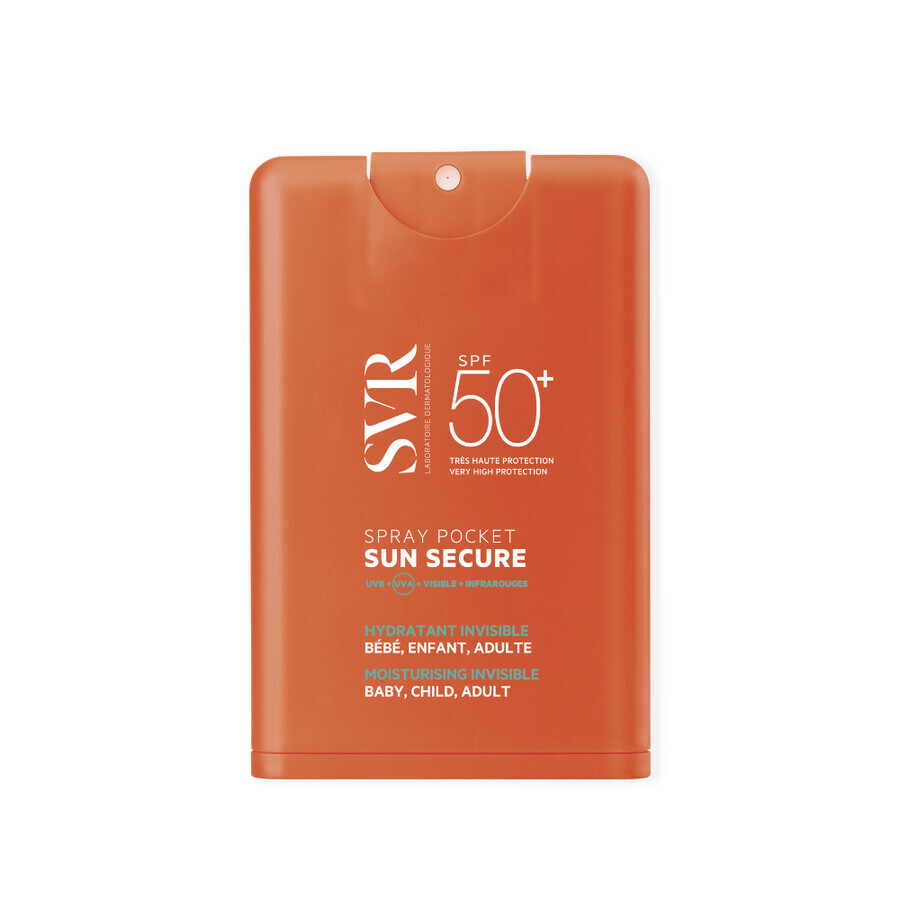 Spray de poche SPF 50 Sun Secure, 20 ml, SVR