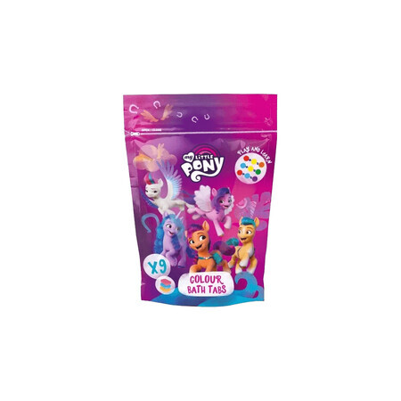 My Little Pony coloured bath tablets, 9 x 16 g, Edg