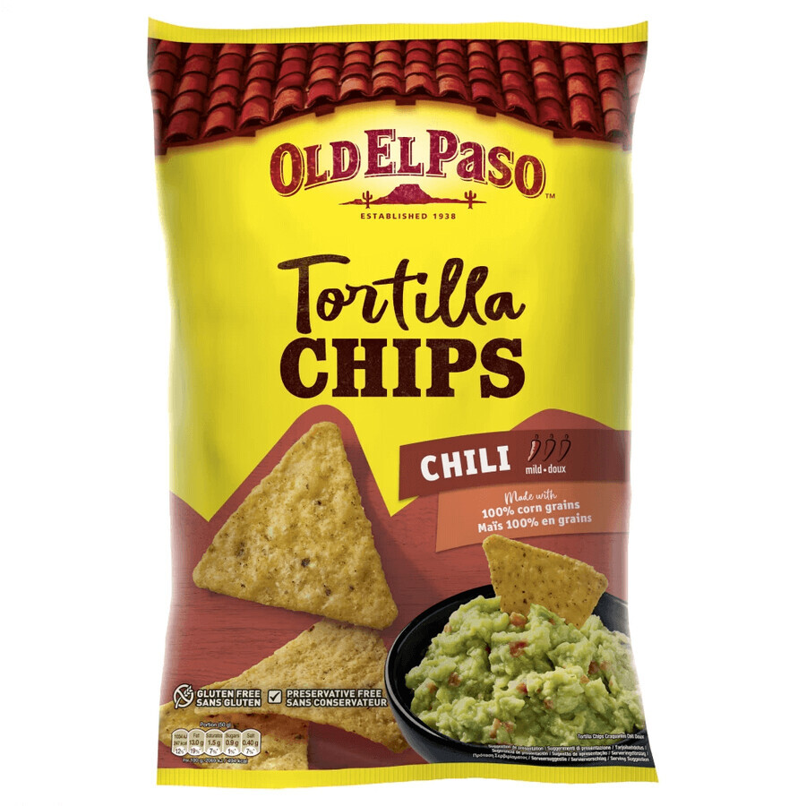 Tortilla chips with chili, 185 g, Old El Paso