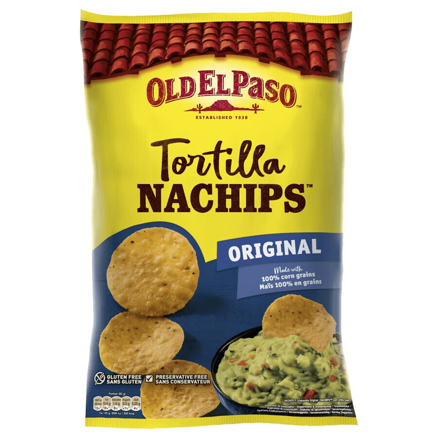 Originele tortillachips, 185 g, Old El Paso