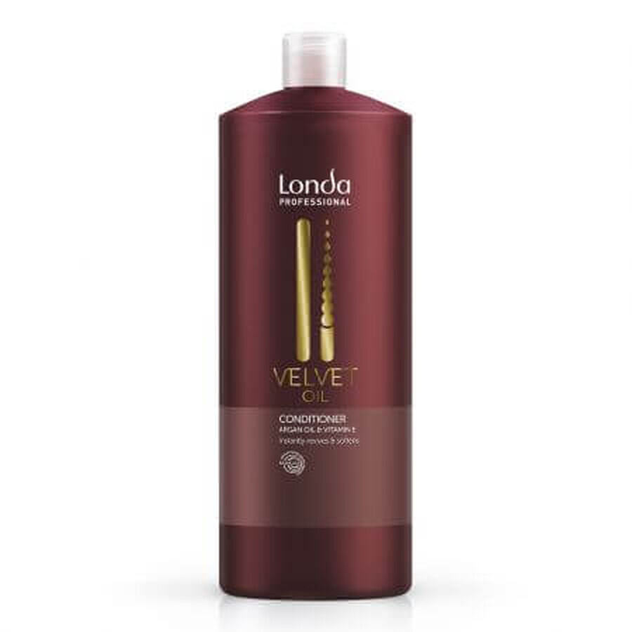 Balsamo per capelli con olio di argan per capelli lucenti Velvet Oil, 1000 ml, Londa Professional