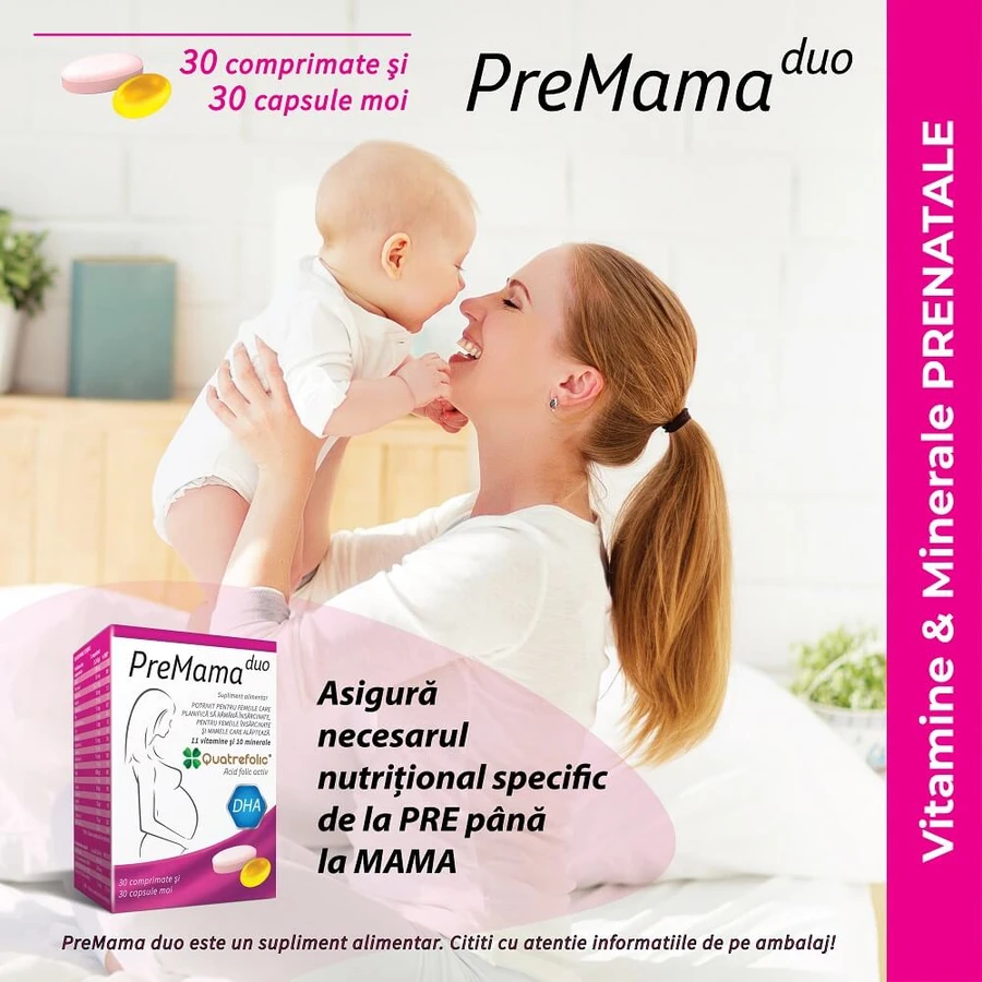 PreMama Duo Multivitamin-Komplex, 30 Tabletten, Alkaloid