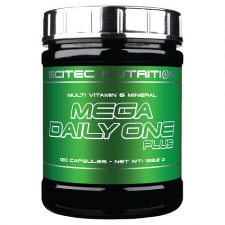 Mega Daily One Vitamine- en mineralencomplex, 120 capsules, Scitec Nutrition