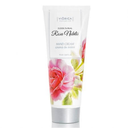 Crème pour les mains Elixir Floral Rosa Nobilis, 75 ml, Viorica