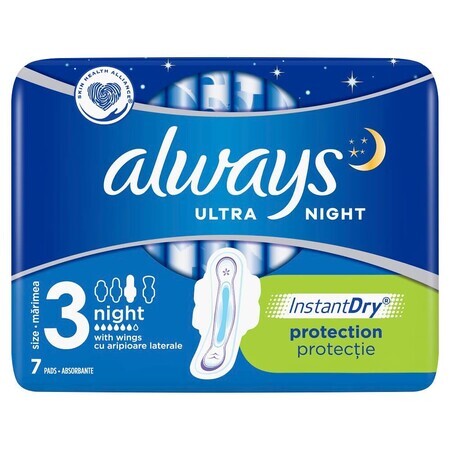 Always Ultra Absorberend Nachtverband, 7 stuks, P&amp;G