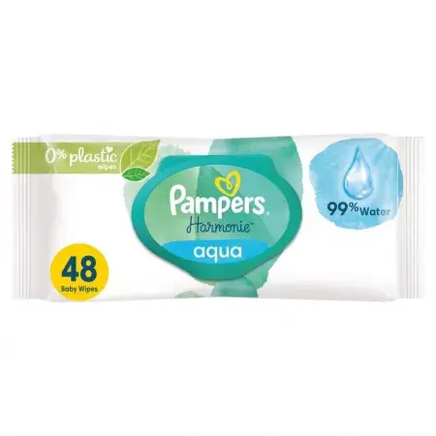 Salviettine umidificate Aqua Pure, 48 pezzi, Pampers