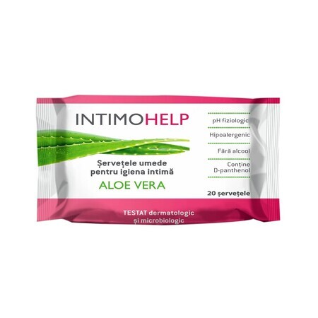 Intimohelp Feuchttücher für die Intimhygiene, 20 Stück, Zdrovit