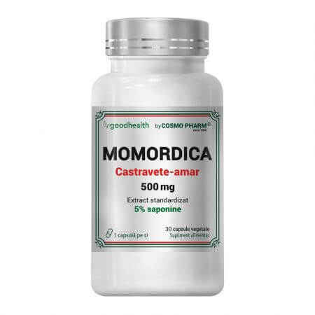 Momordica, 500 mg, 30 vegetarian capsules, Cosmopharm