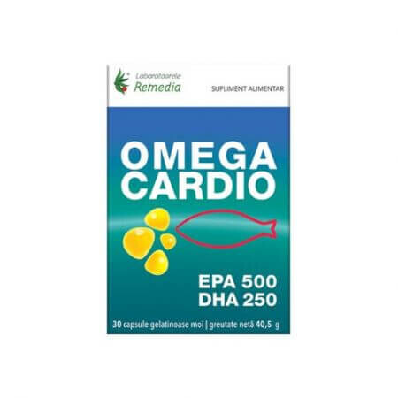 Omega Cardio, 30 gélules, Remedia