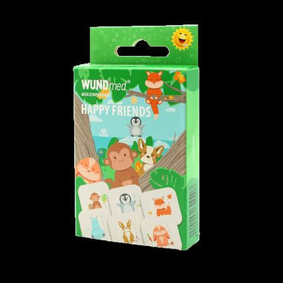 Patch pour enfants Merry Friends, 10 pièces, Wundmed