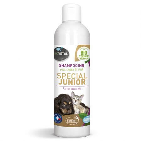 Junior Bio Shampoo voor honden en katten, 240 ml, Biovetol