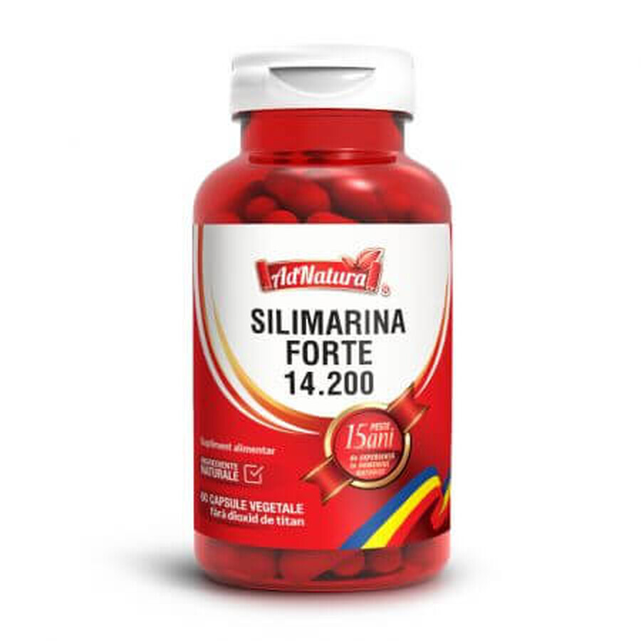 Silymarin Forte, 14.200, 60 capsules, AdNatura