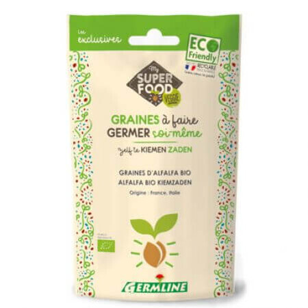 Graines de luzerne à germer Bio, 150 g, Germline