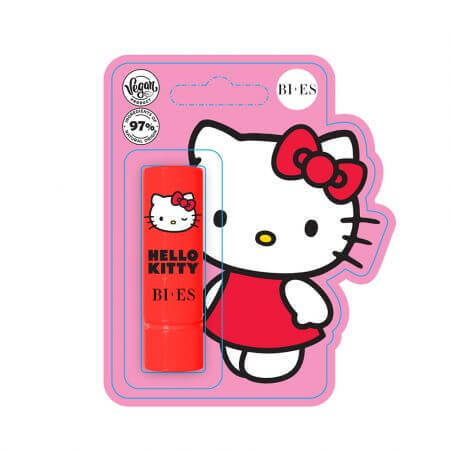 Hello Kitty Strawberry Lip Balm, 4 g, Bi-Es