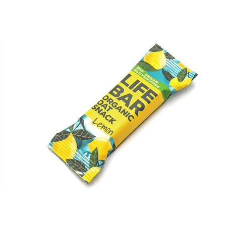 Baton de ovaz cu lamaie Bio fara gluten, 40 g, Lifebar