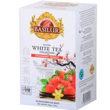 Thé Blanc Thé Blanc Fraise Vanille, 20 sachets, Basilur