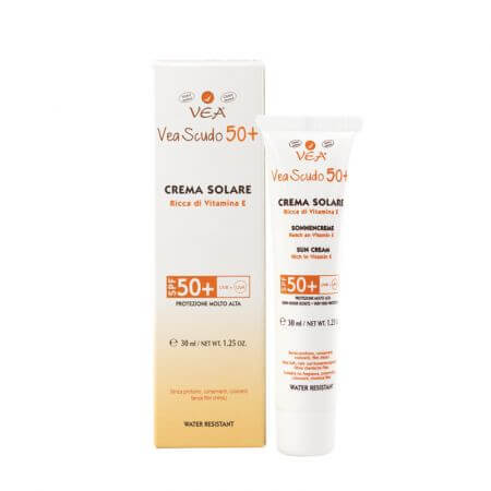 VEA Scudo 50+ Zeer hoge beschermingscrème SPF 50+, 30 ml, Hulka