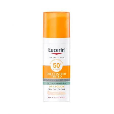 Zonnebrandcrème SPF 50+ lichte tint, 50 ml, Eucerin