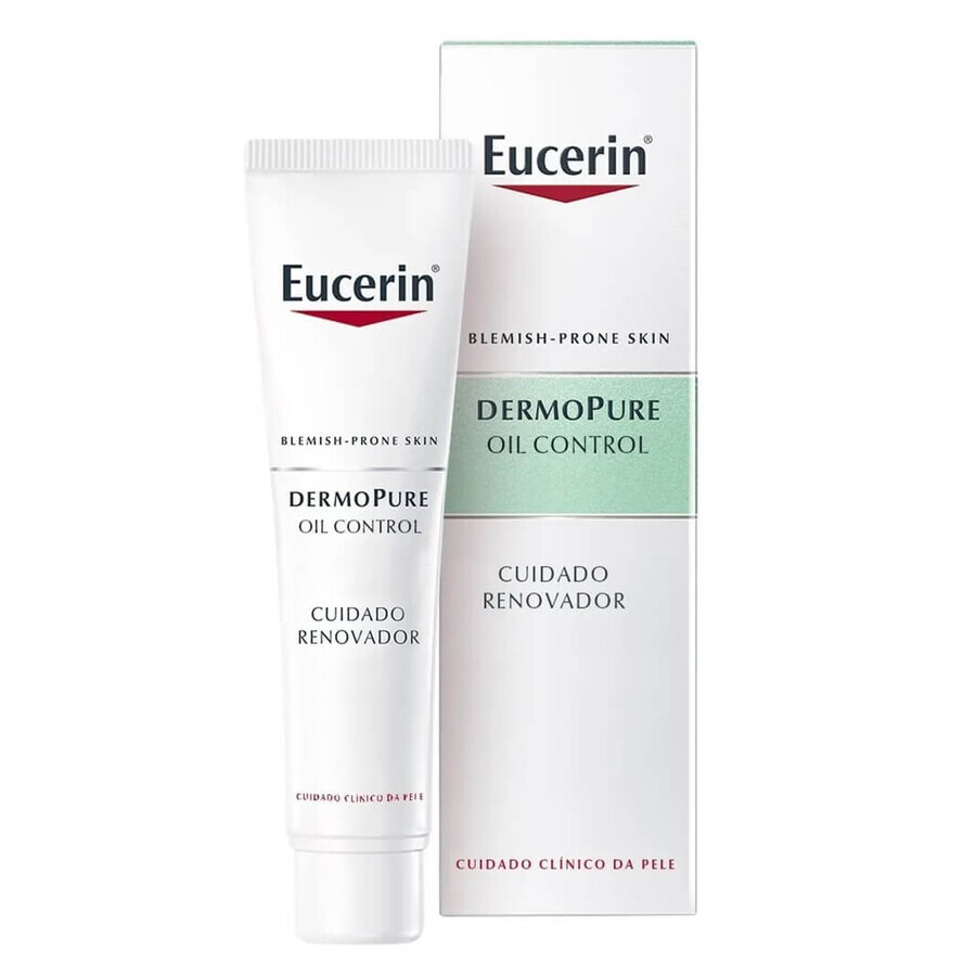 Eucerin Dermo Pure Crema reparatoare pentru controlul sebumului, 40 ml