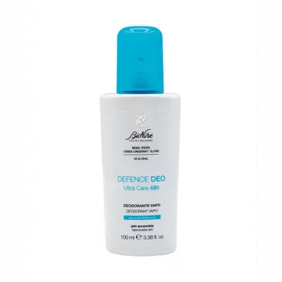 Deodorante vaporizzante senza sale di alluminio Defense Deo Ultra Care 48 h, 100 ml, BioNike