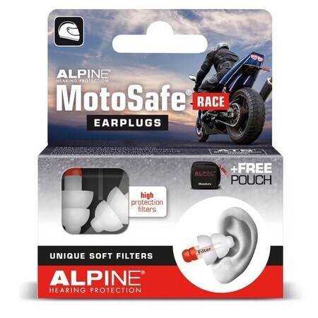 Earplugs Motosafe Race, Alpine