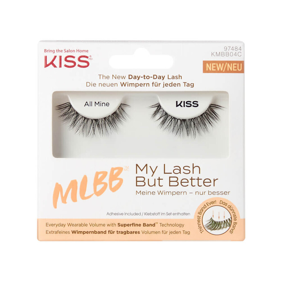 Gene false My Lash But Better, All Mine, 1 pair, Kiss