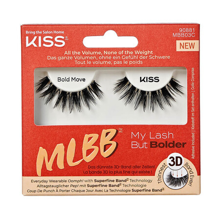 Gene false My Lash But Bolder, Bold Move, 1 pereche, Kiss