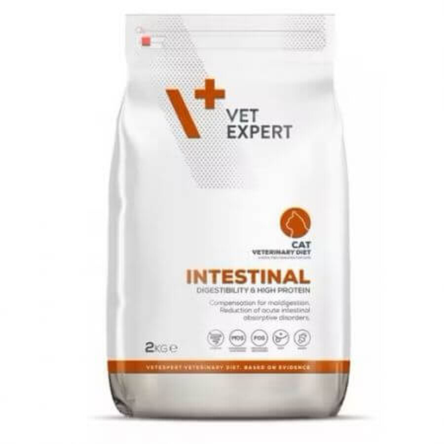 Hrana uscata pentru pisici 4T Intestinal Cat, 2 Kg, VetExpert