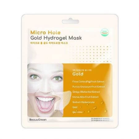 Gouden hydrogelmasker, 28 g, Beauugree