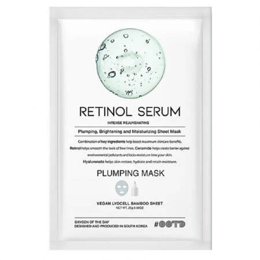 Mascarilla Retinol tissue, 25 g, OOTD