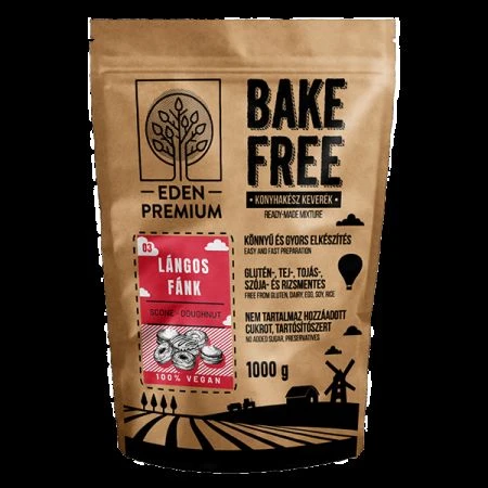 Bak-vrije bloemmix voor broden en donuts, 1000 g, Naturking