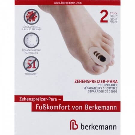 Hallux Valgus Spacer Pad 8129 Größe M, 2 Stück, Berkemann