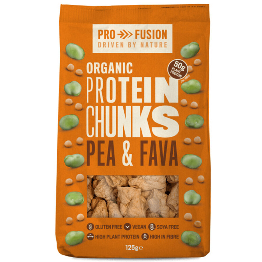 Protéines de pois et de fèves texturées sans gluten, 125 g, Profusion