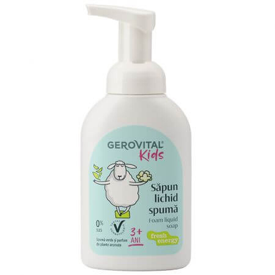 Sapone liquido in schiuma Fresh Energy, 300 ml, Gerovital Kids