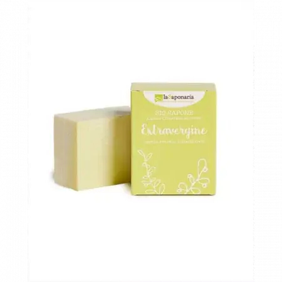 Sapun solid cu ulei extravirgin de masline, 100 g, La Saponaria