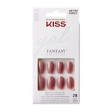 Fantasy Color Gel False Nails, Medium Oval, Kiss