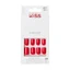 Fantasy Color Gel Valse Nagels, Wat Kort Squoval, Kus