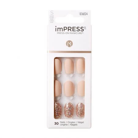 Impress false nails, Evanesce Short Oval, Kiss