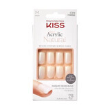 Salon Acrylic fake nails, Euphoria Medium Square, Kiss