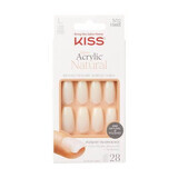 Salon Acrylic fake nails, Strong Enough Long Coffin, Kiss