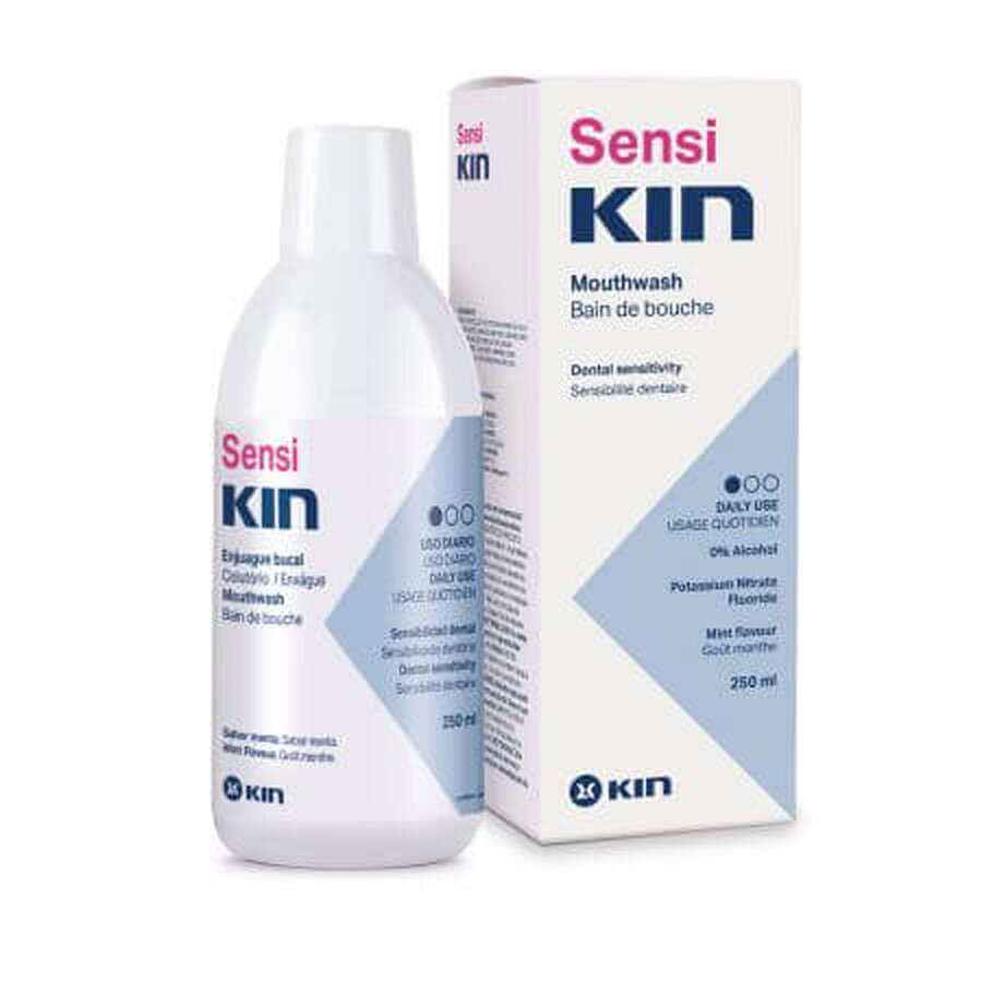 Bain de bouche SensiKin, 250 ml, Laboratoires Kin