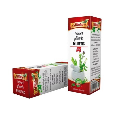 Estratto glicerico diuretico, 50 ml, AdNatura