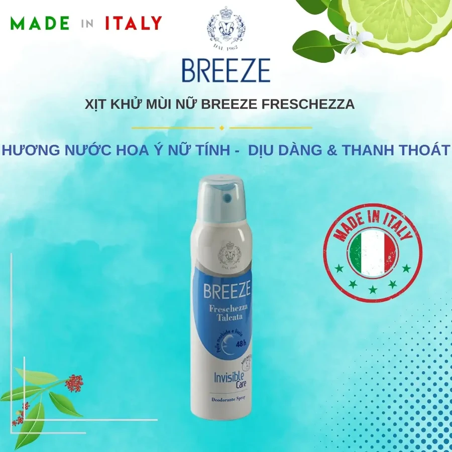 Spray déodorant Frsh Talc, 150 ml, Breeze