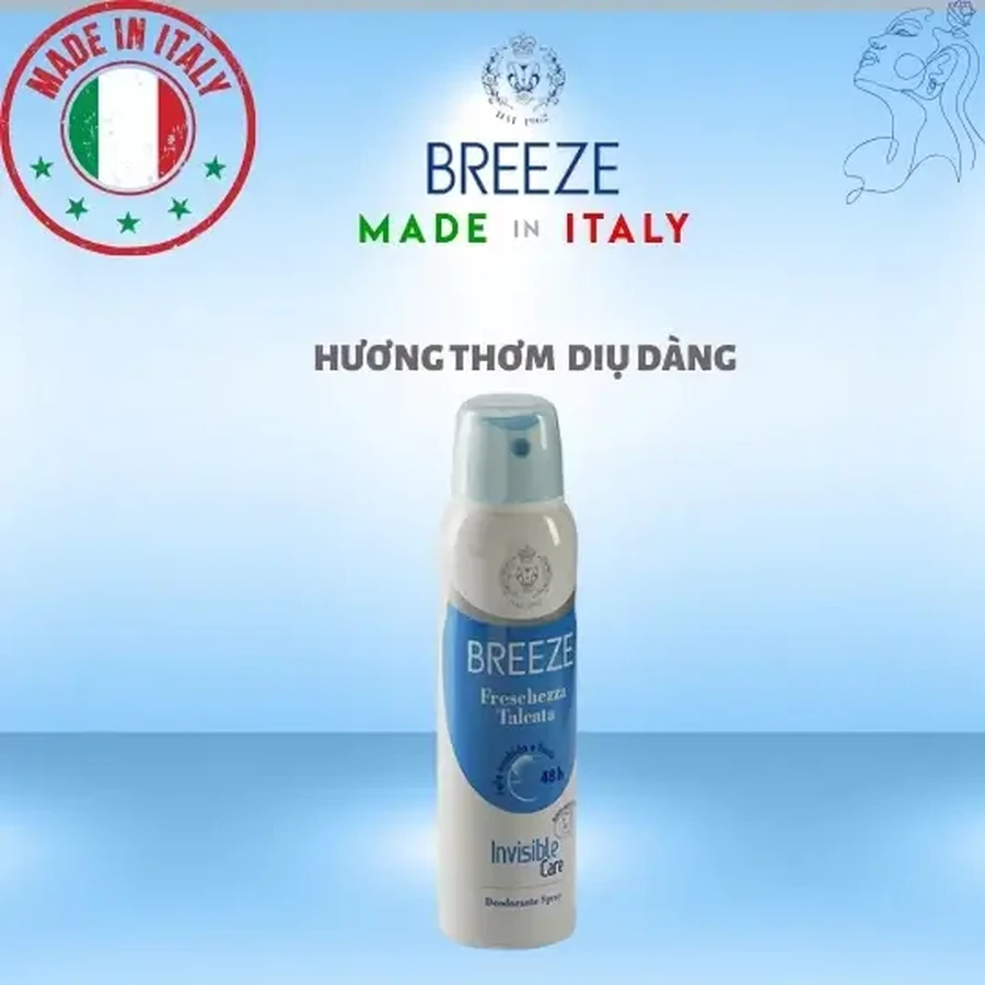 Spray déodorant Frsh Talc, 150 ml, Breeze