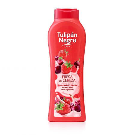 Aardbei &amp; Zwarte Kers Douchegel, 650 ml, Tulp