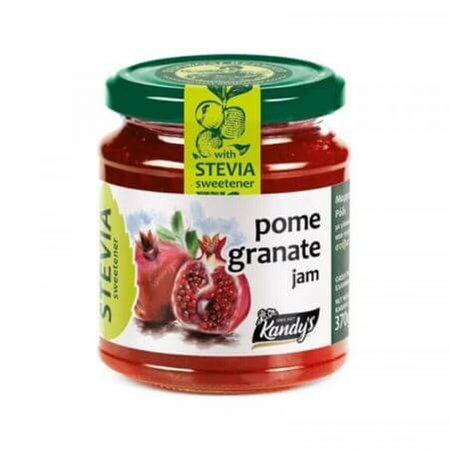 Stevia gezoete granaatappeljam, 370 g, Kandy's