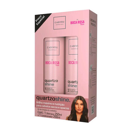 Pink Mouth Shampoo and Conditioner Kit, 2 x 250 ml, Cadiveu