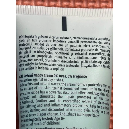 Petrini luiercrème Gerovital Kids, 100 ml, Gerovital